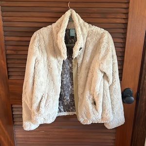 Barneys NYC faux fur coat